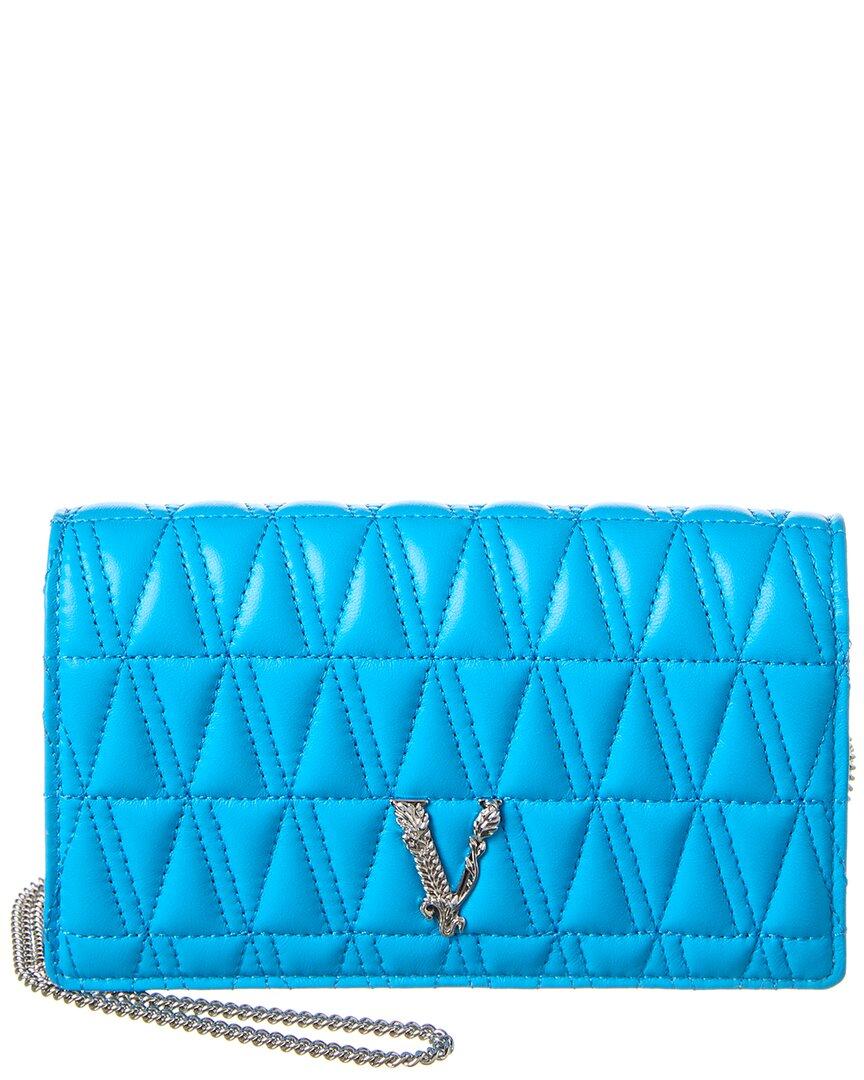 Versace Virtus Quilted Shoulder Bag