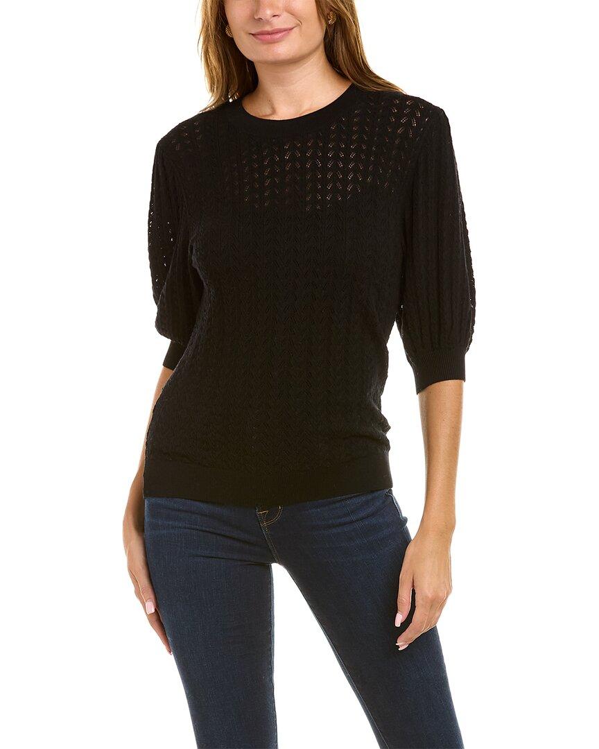 Elie Tahari Synthetic Balloon Sleeve 