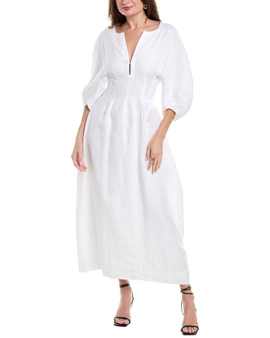 linen dress for girls The Freya Linen Dress Brown – VIKA