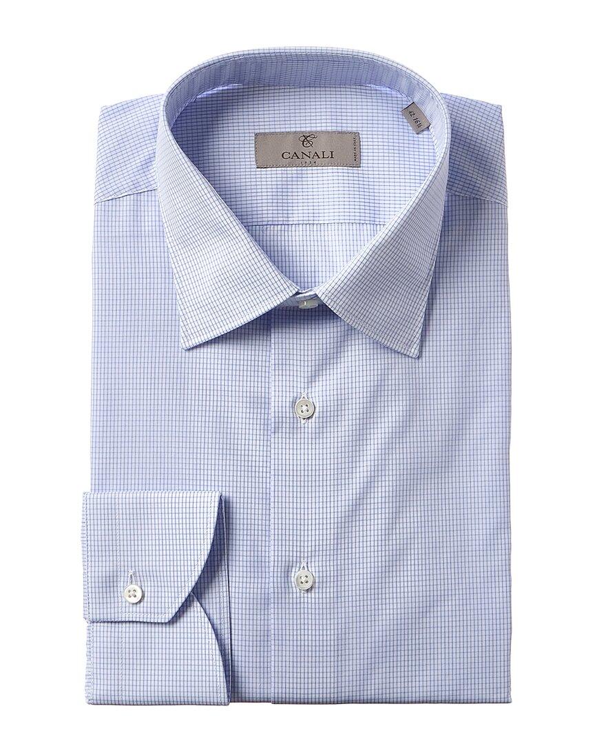 Canali Dress Shirt in Blue for Men Lyst