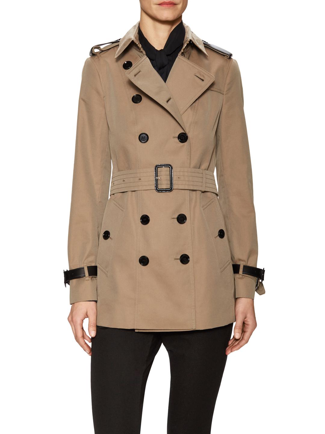 Burberry Queensbury Trench Coat With 