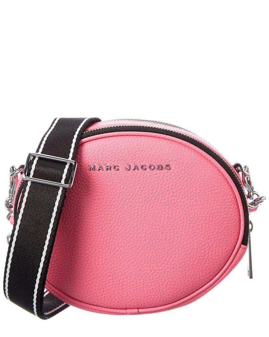 Marc Jacobs Rewind Oval Leather Crossbody in Pink