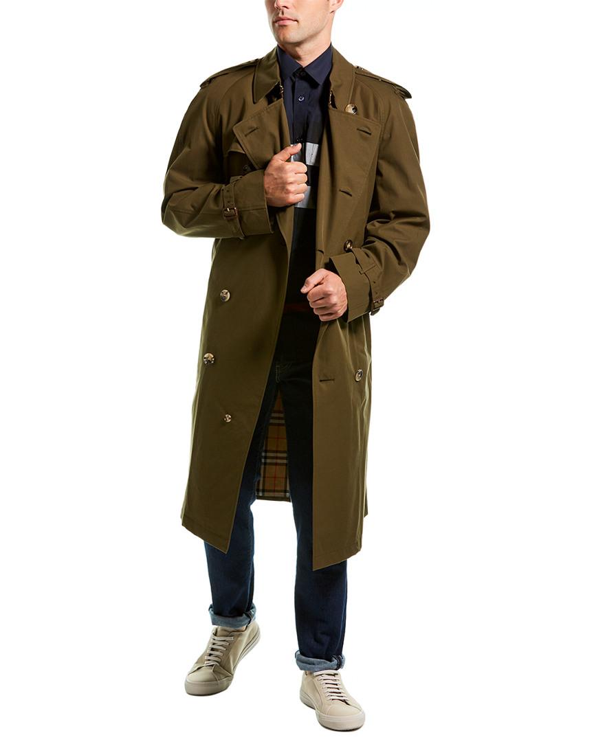 Burberry The Westminster Heritage Trench Coat in Green for Men | Lyst