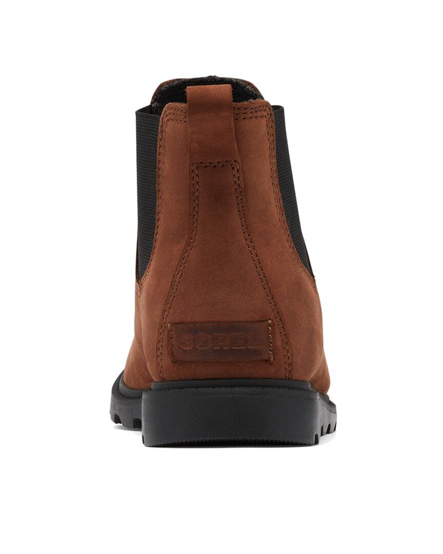 boksning varsel Indflydelsesrig Sorel Ainsley Chelsea Weatherproof Leather Boot in Brown | Lyst