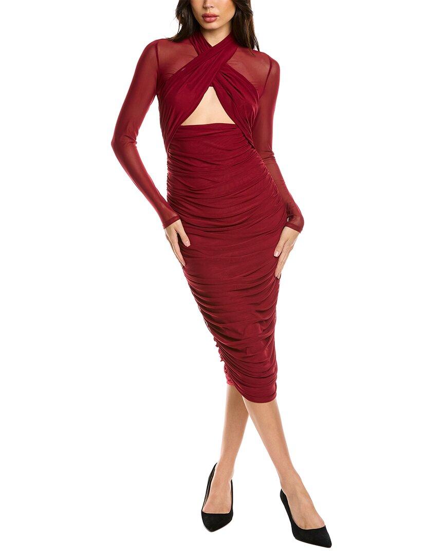 Alexia Admor Jenna Midi Dress in Red Lyst