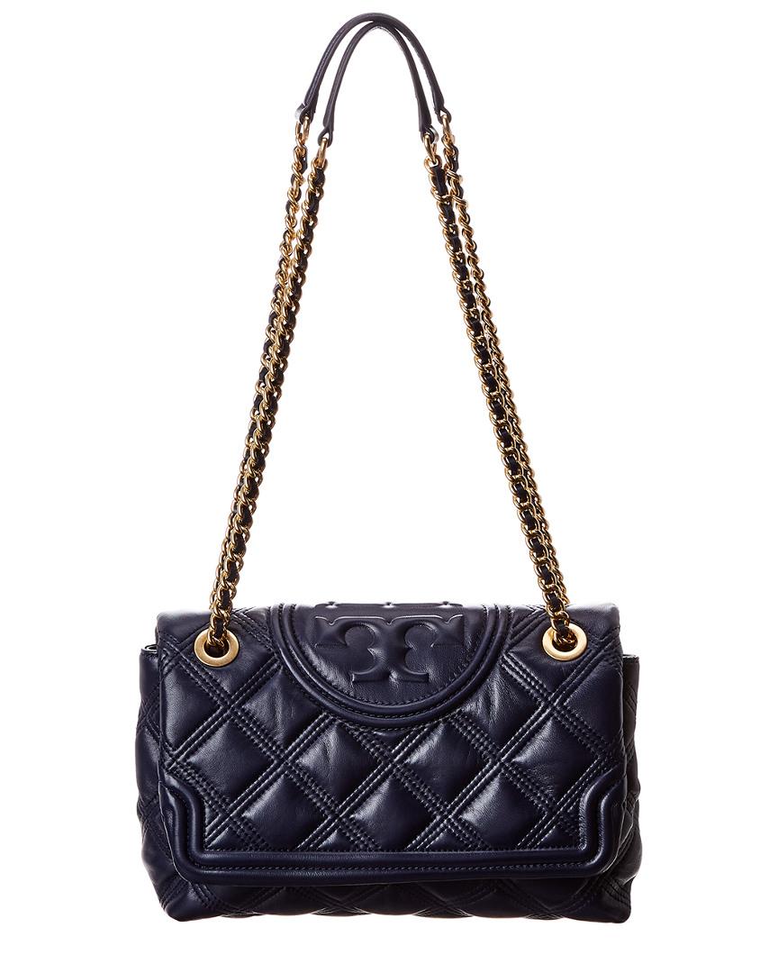 Tory Burch Large Fleming Quilted Leather Shoulder Bag Crossbody