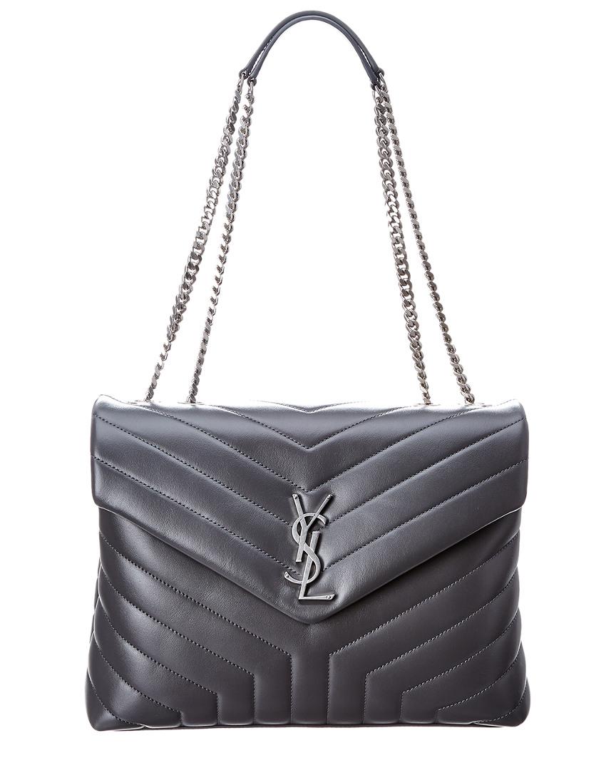 medium loulou matelassé leather shoulder bag saint laurent