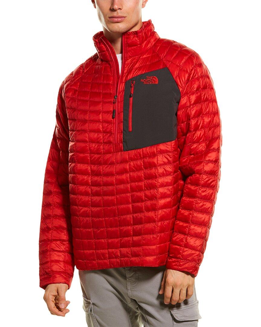 The North Face Thermoball 1/2-zip Pullover in Red for Men | Lyst