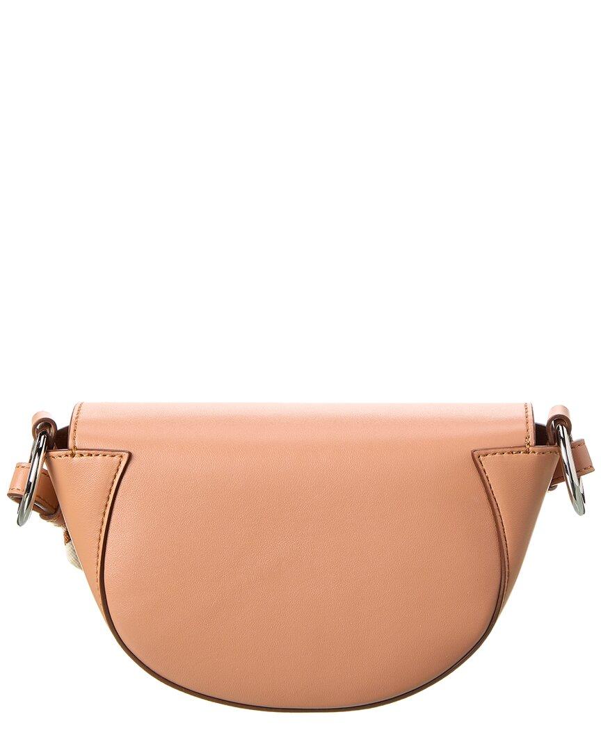 Stella McCartney Marlee Mini Logo Crossbody in Natural Lyst