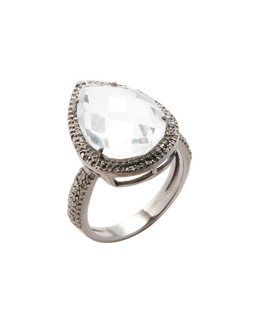 Adornia Fine Jewelry Silver Ring in Metallic Lyst