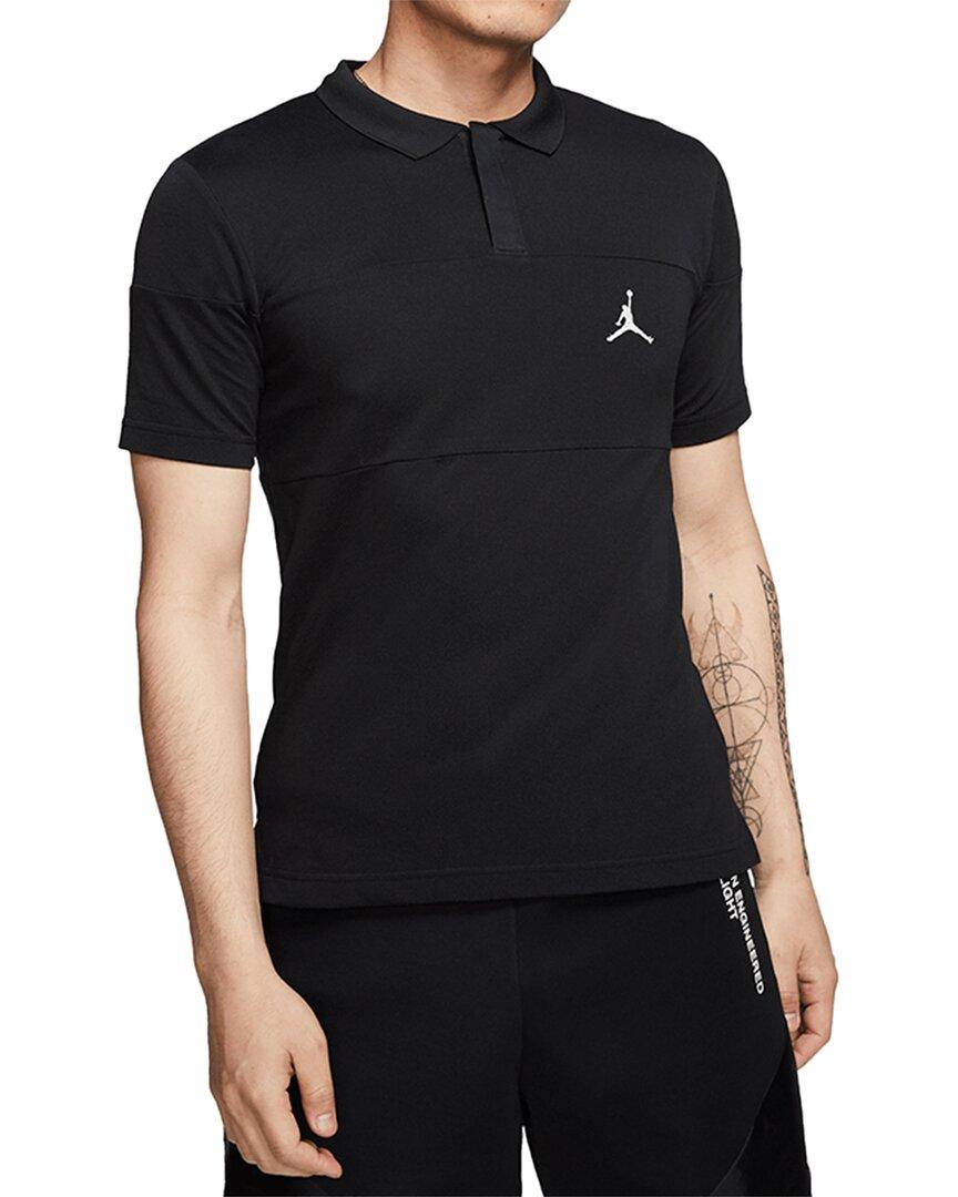 Nike Jumpman Polo Shirt in Black/Black/(White) (Black) for Men | Lyst