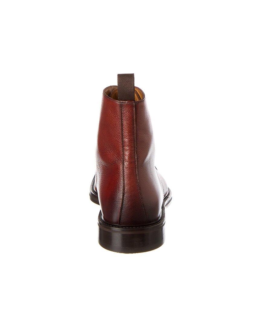 Antonio Maurizi Leather Cap Toe Boot in 
