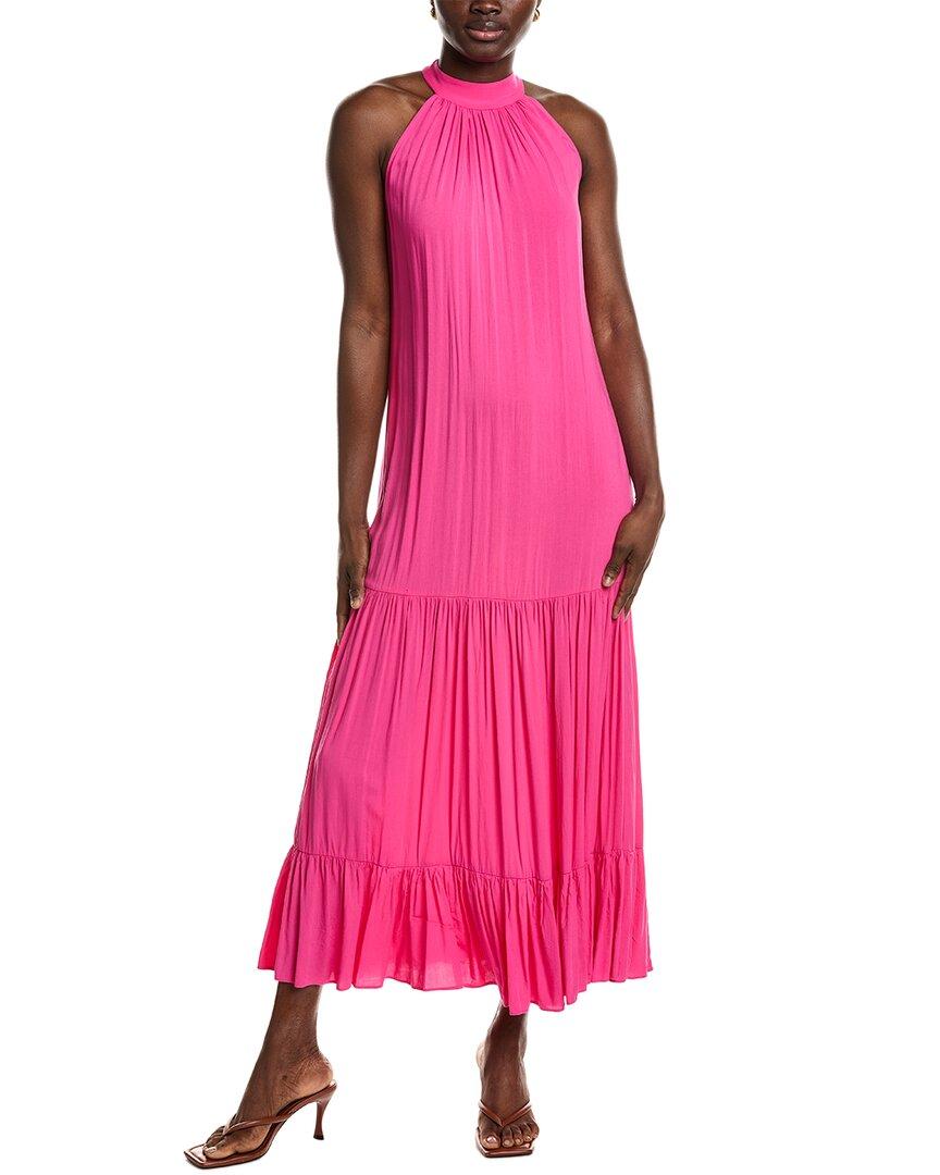 vince camuto dress pink Vince Camuto Smocked Waist Tiered Dress, Women's, Size: Large, Pink