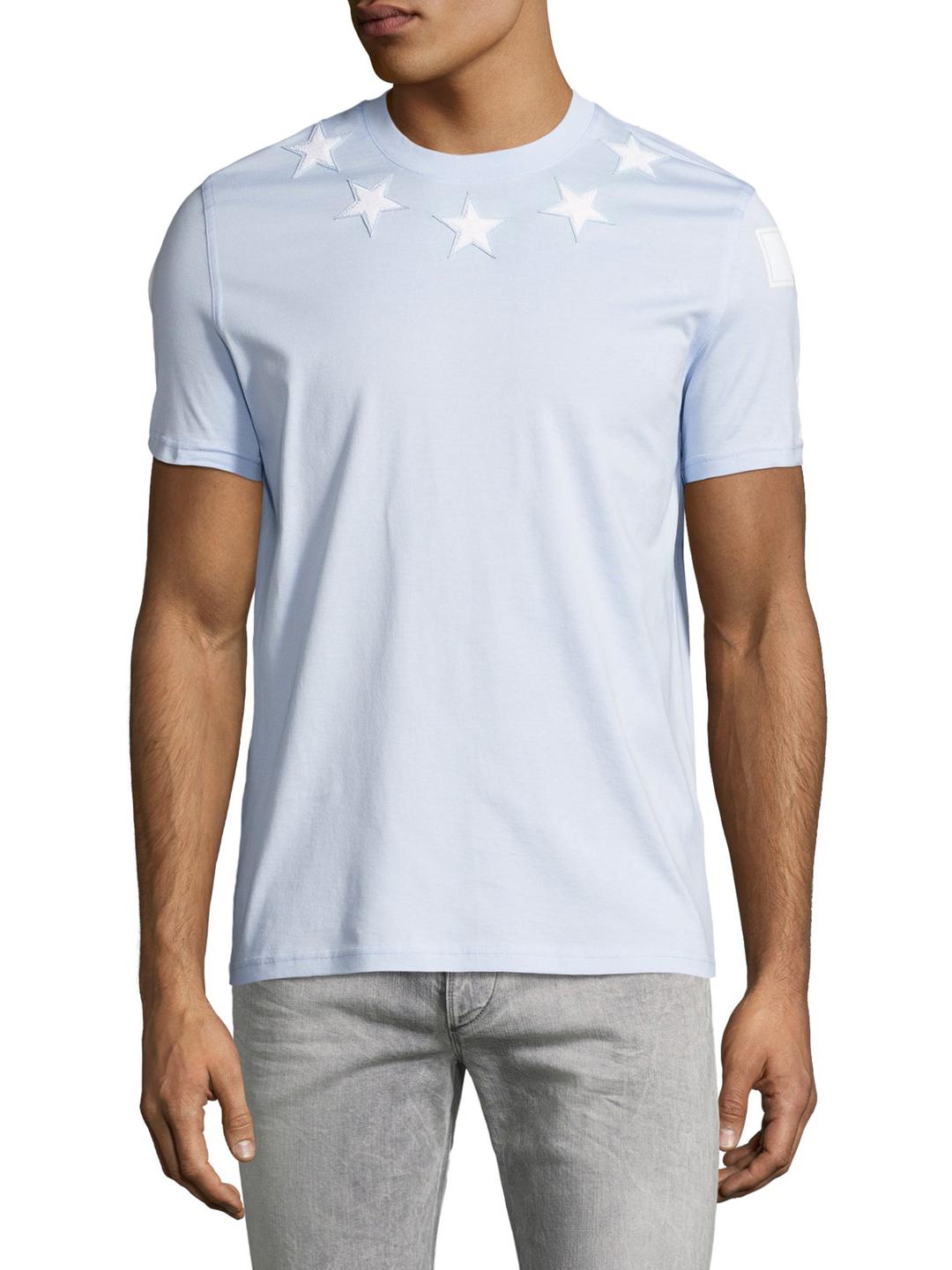 Givenchy Star Cotton T-shirt in Light 