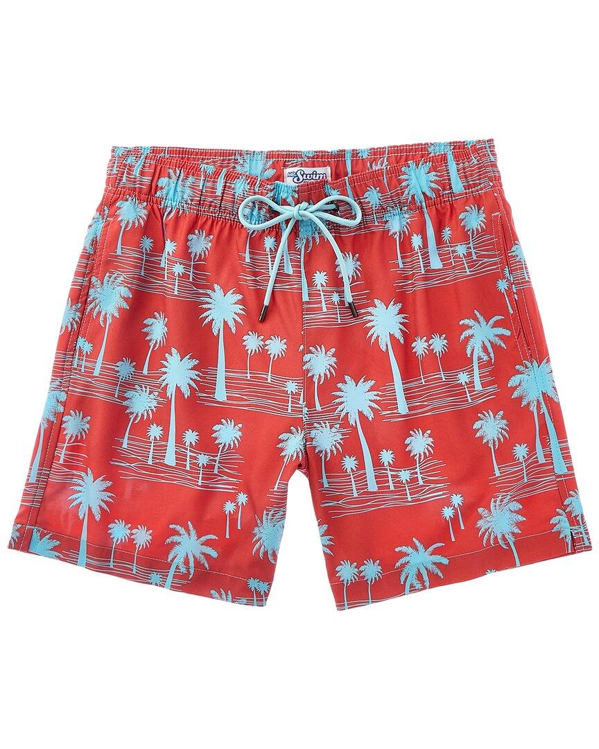 Mr. Swim Palm Trees Swim Trunk in Red for Men Lyst