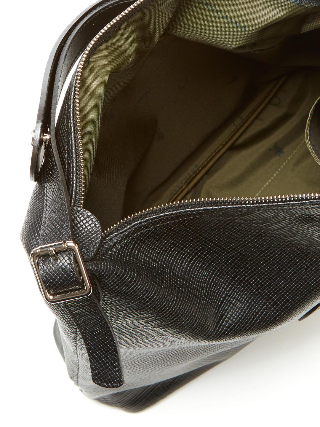 longchamp quadri leather hobo bag