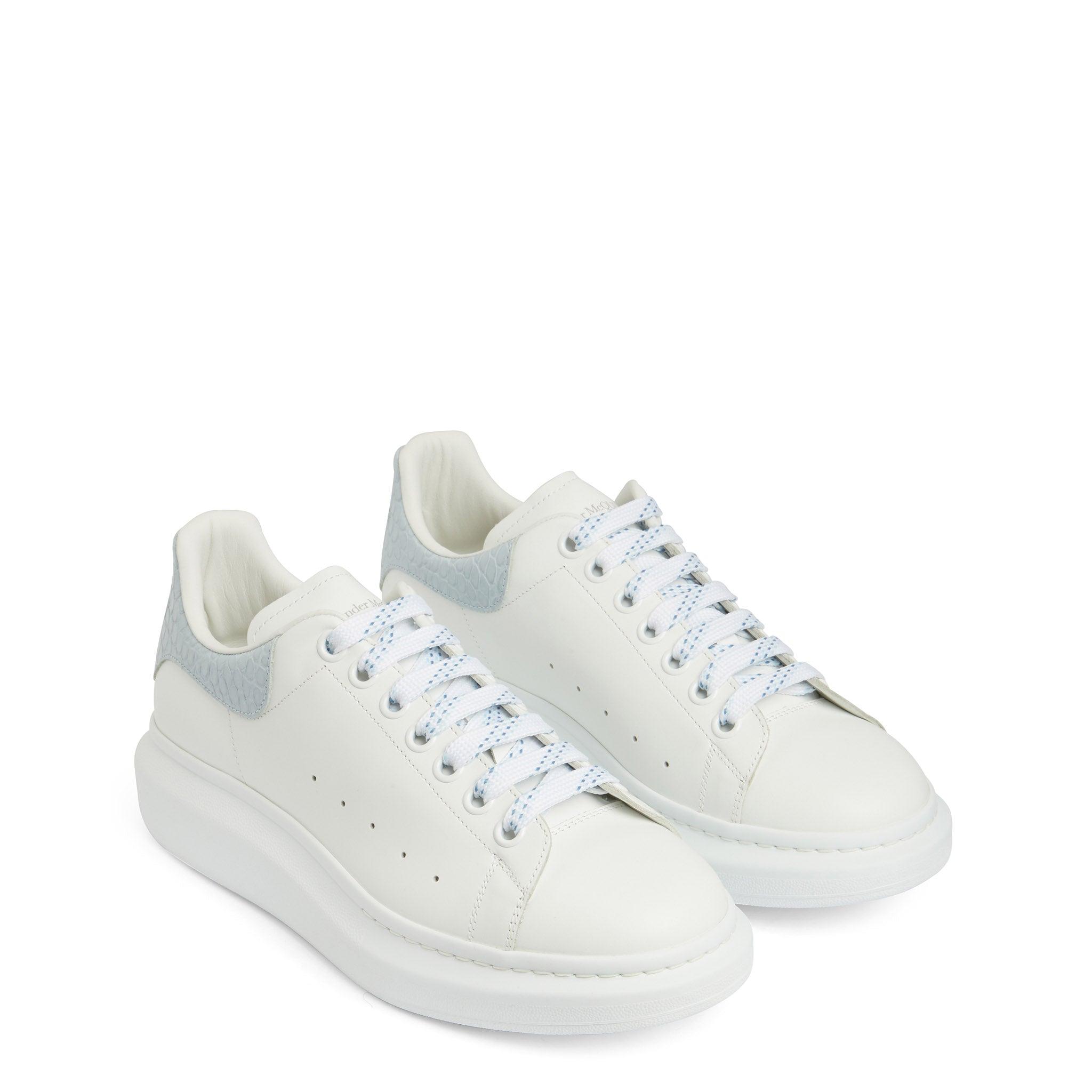 Alexander McQueen Sneakers Oversize In Pelle Bianca in White for Men | Lyst