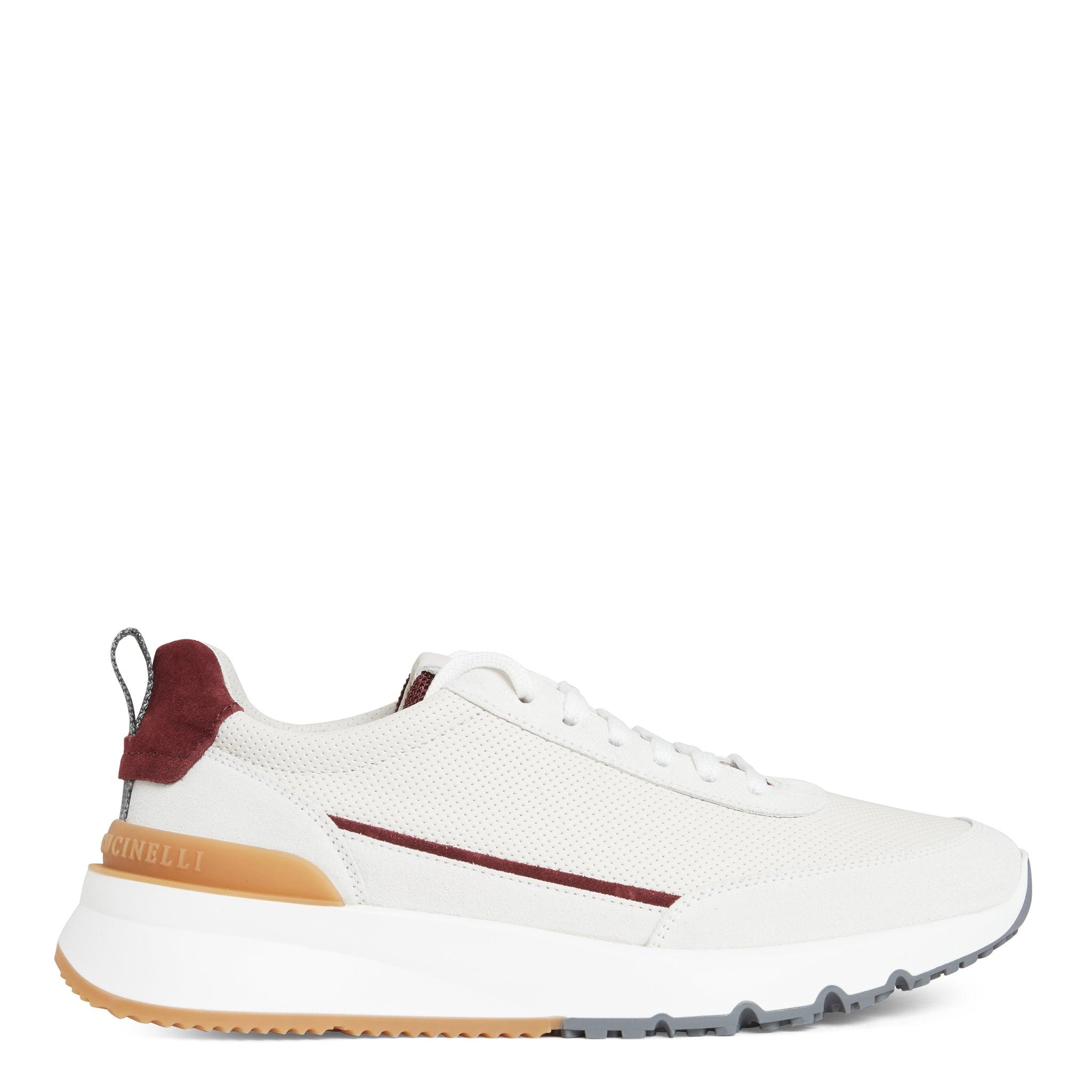 Brunello Cucinelli Sneakers In Pelle Bianca in White for Men | Lyst