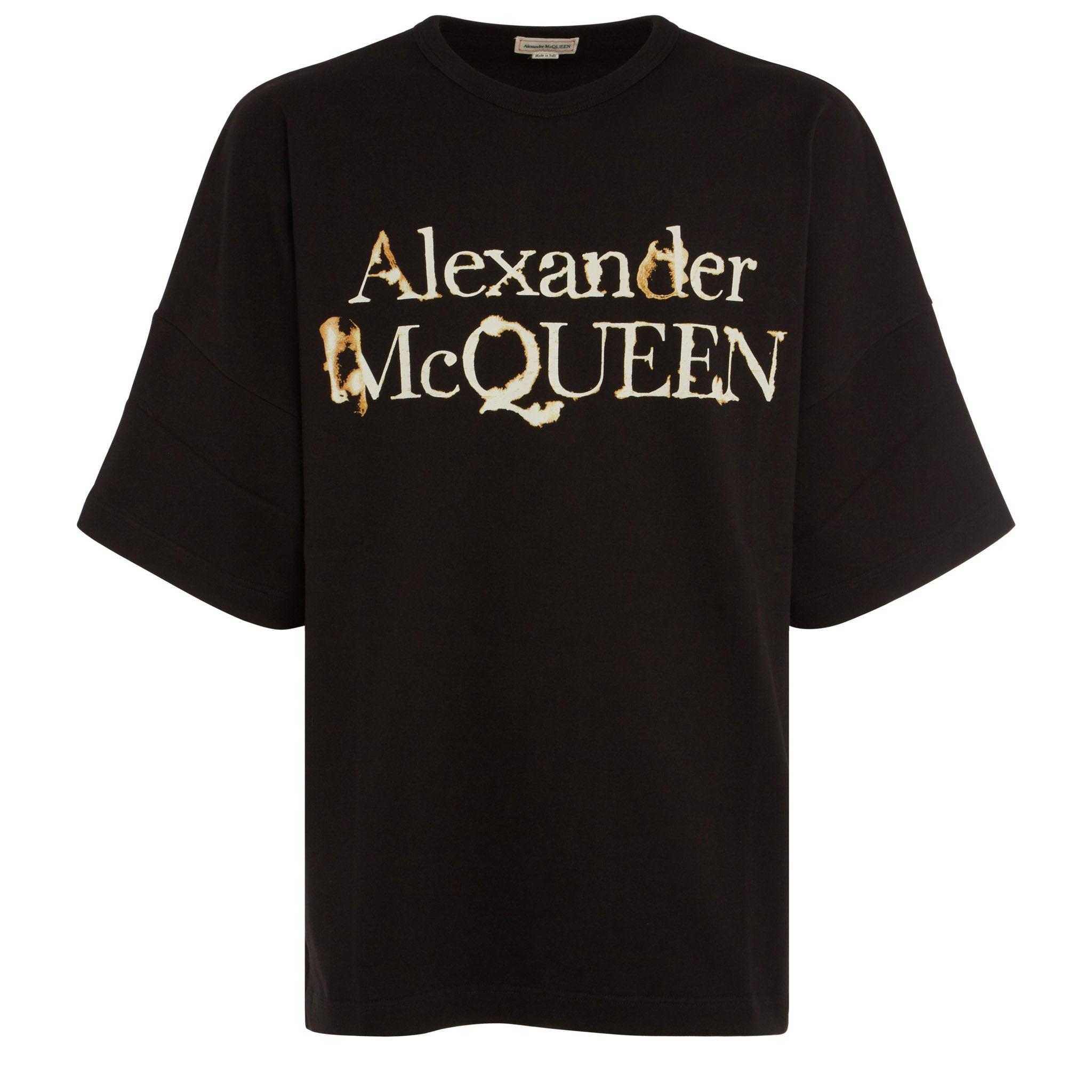 T shirt nere cotone Clearance