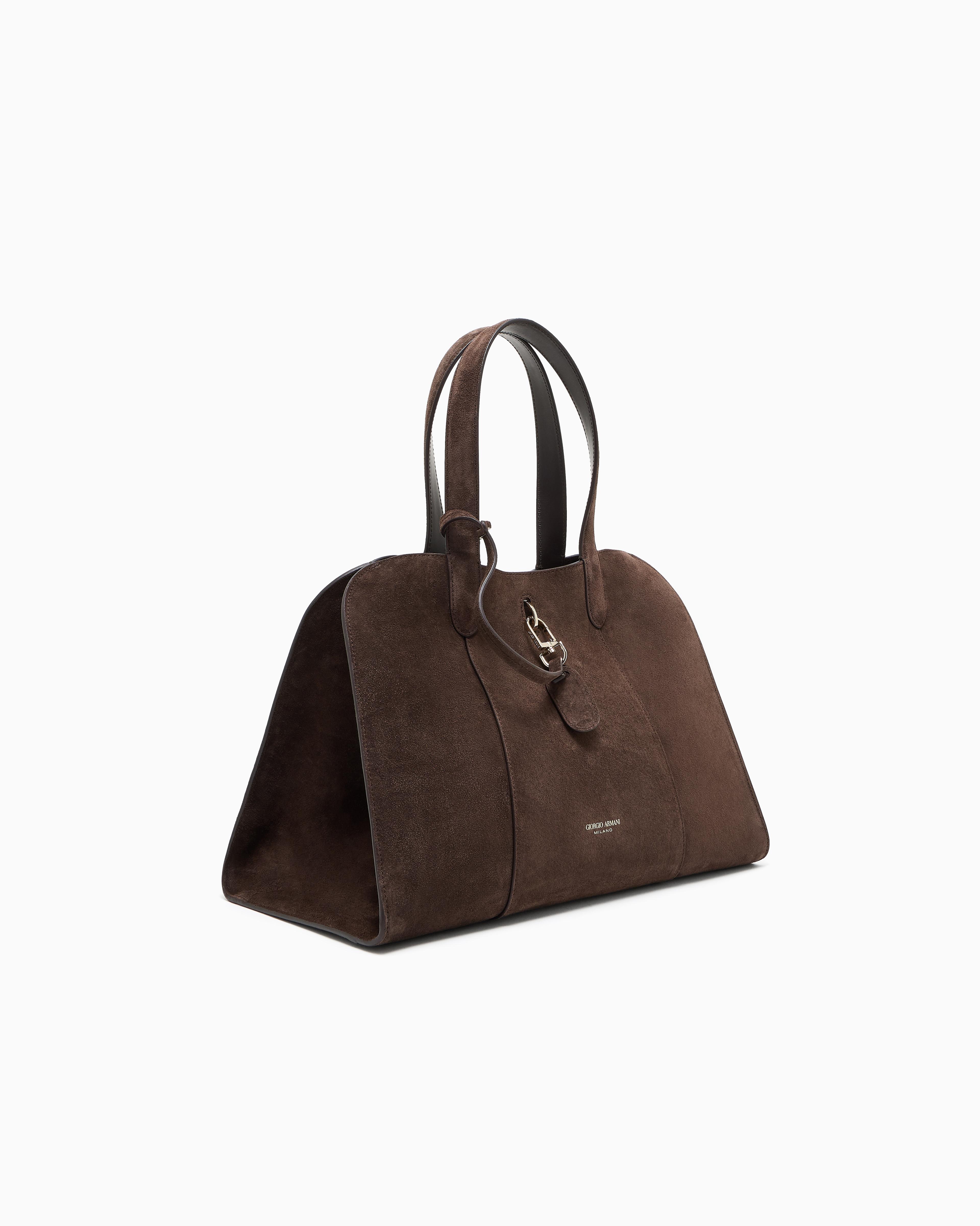トートバッグ GIORGIO ARMANI Giorgio Armani Calf Leather Handbag Giorgio Armani Calf leather tote bag | The Fashion Square