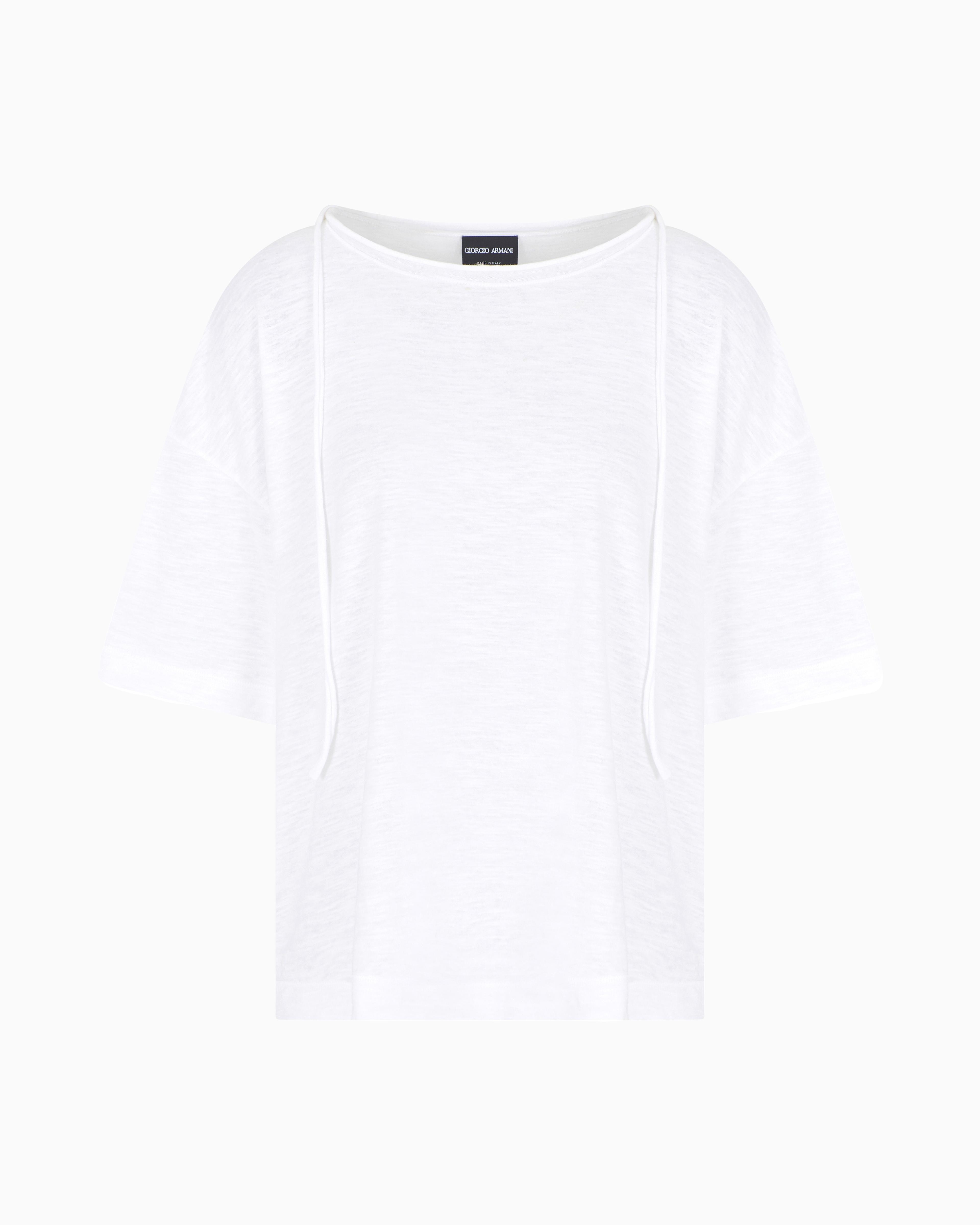 トップス GIORGIO ARMANI Linen Wide Shirt GIORGIO ARMANI Linen Wide Shirt
