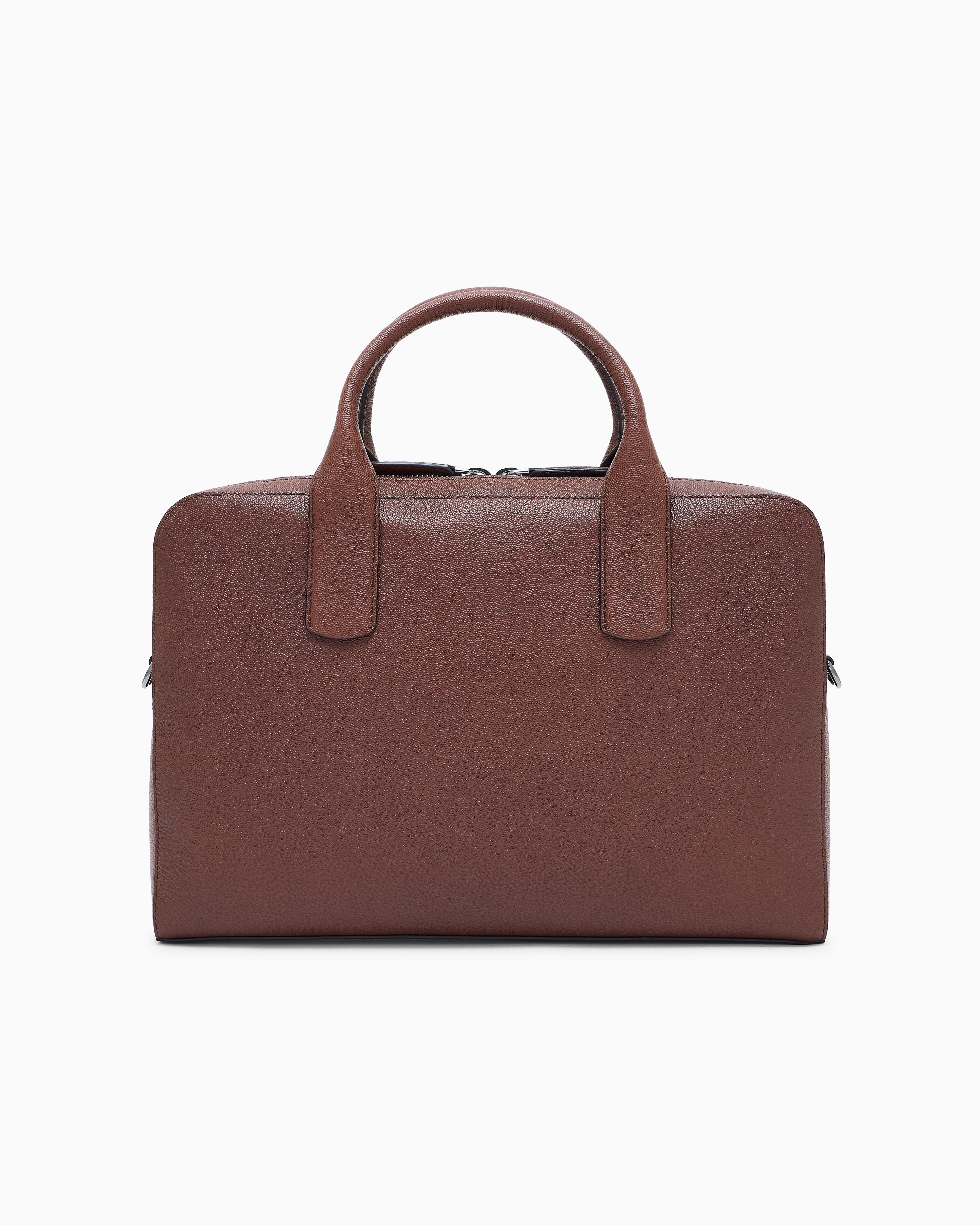 giorgio-armani-brown-Briefcase