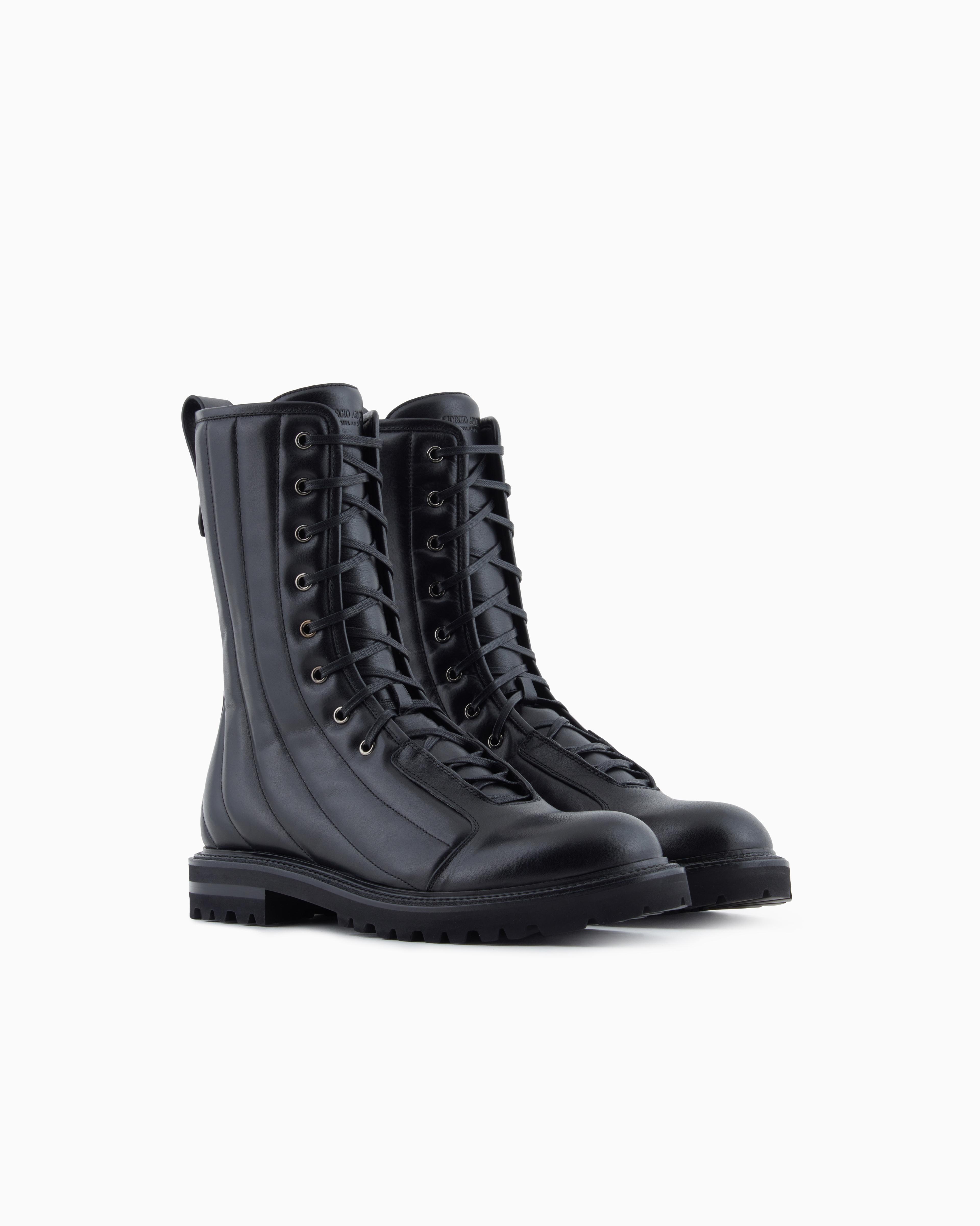 靴 Giorgio armani side zip leather boots Giorgio Armani Men's Bull Leather Chukka Boots | Neiman Marcus