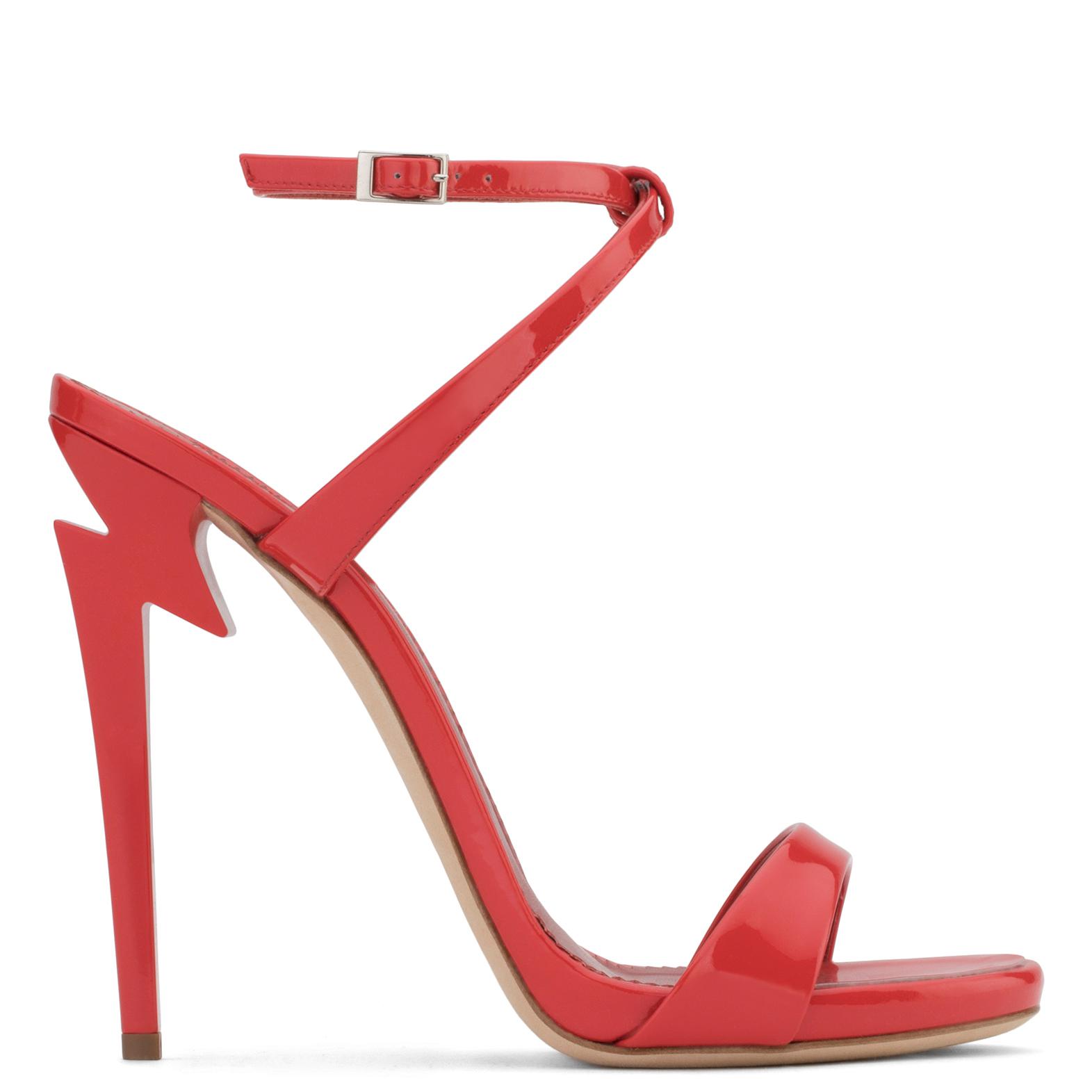 Giuseppe Zanotti Leather G-heel Red - Lyst