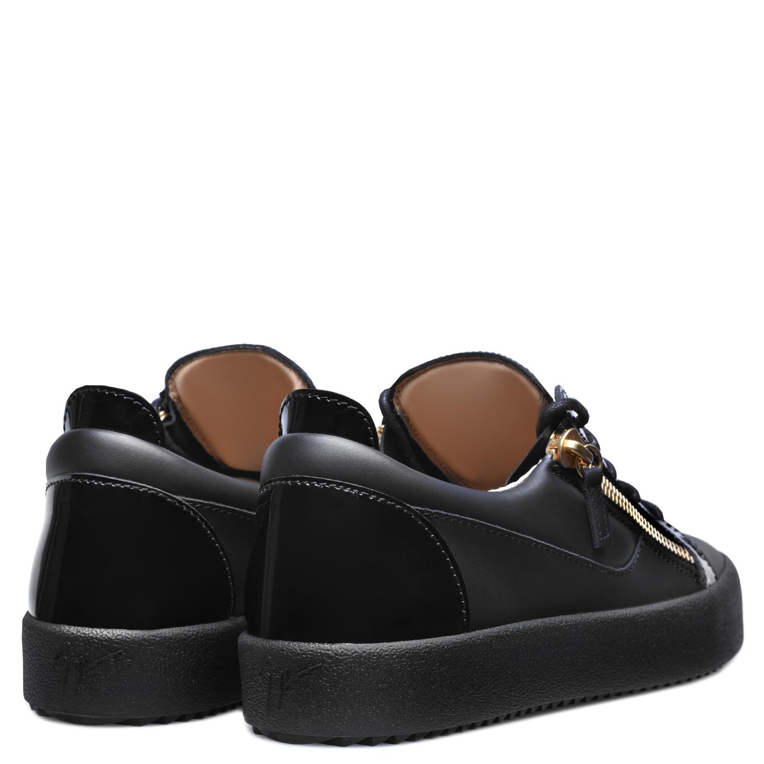 giuseppe zanotti frankie black gold
