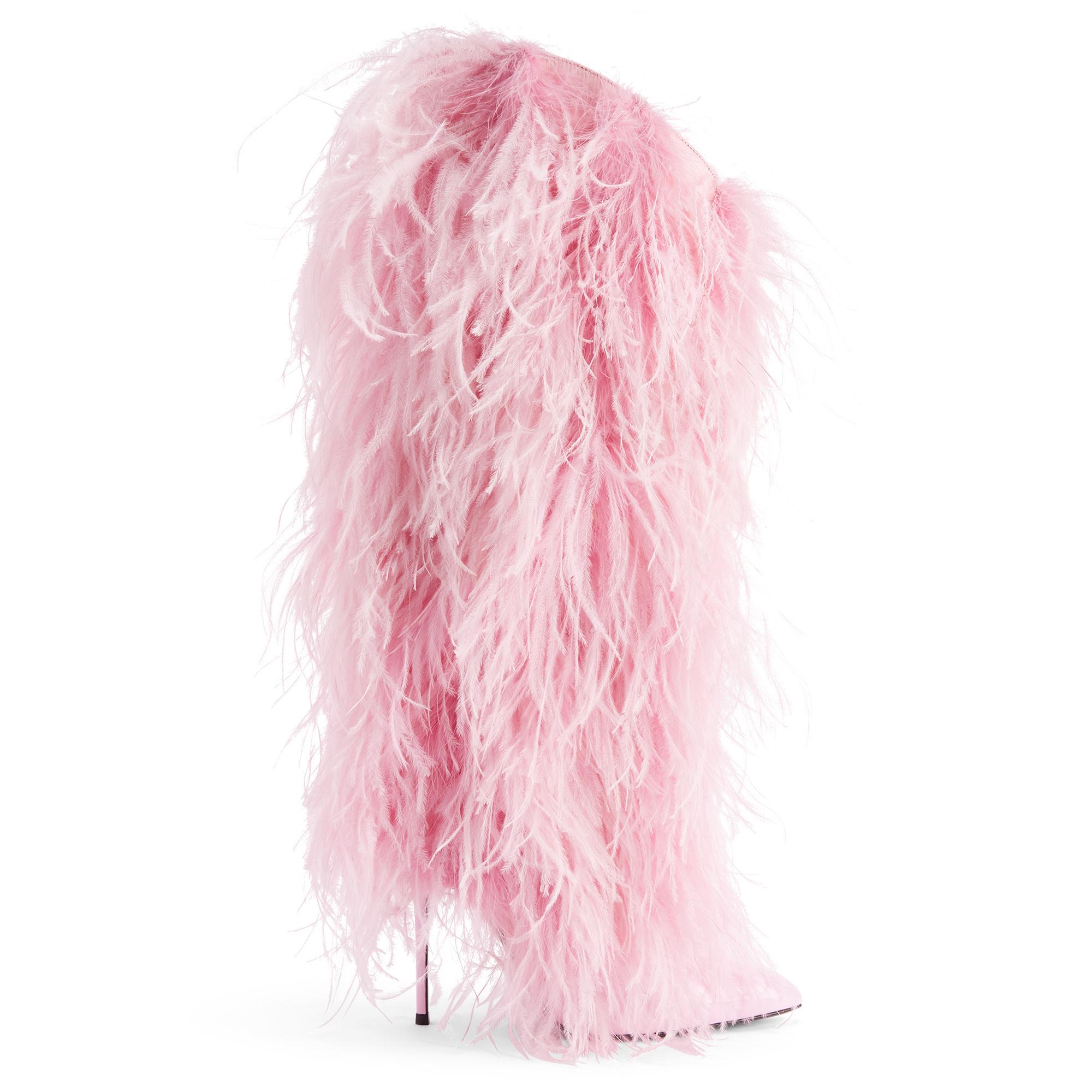 【関税込み】Giuseppe Zanotti ピンク ベルベット スノーブーツ Pink Giuseppe Zanotti Boots for Women | Lyst