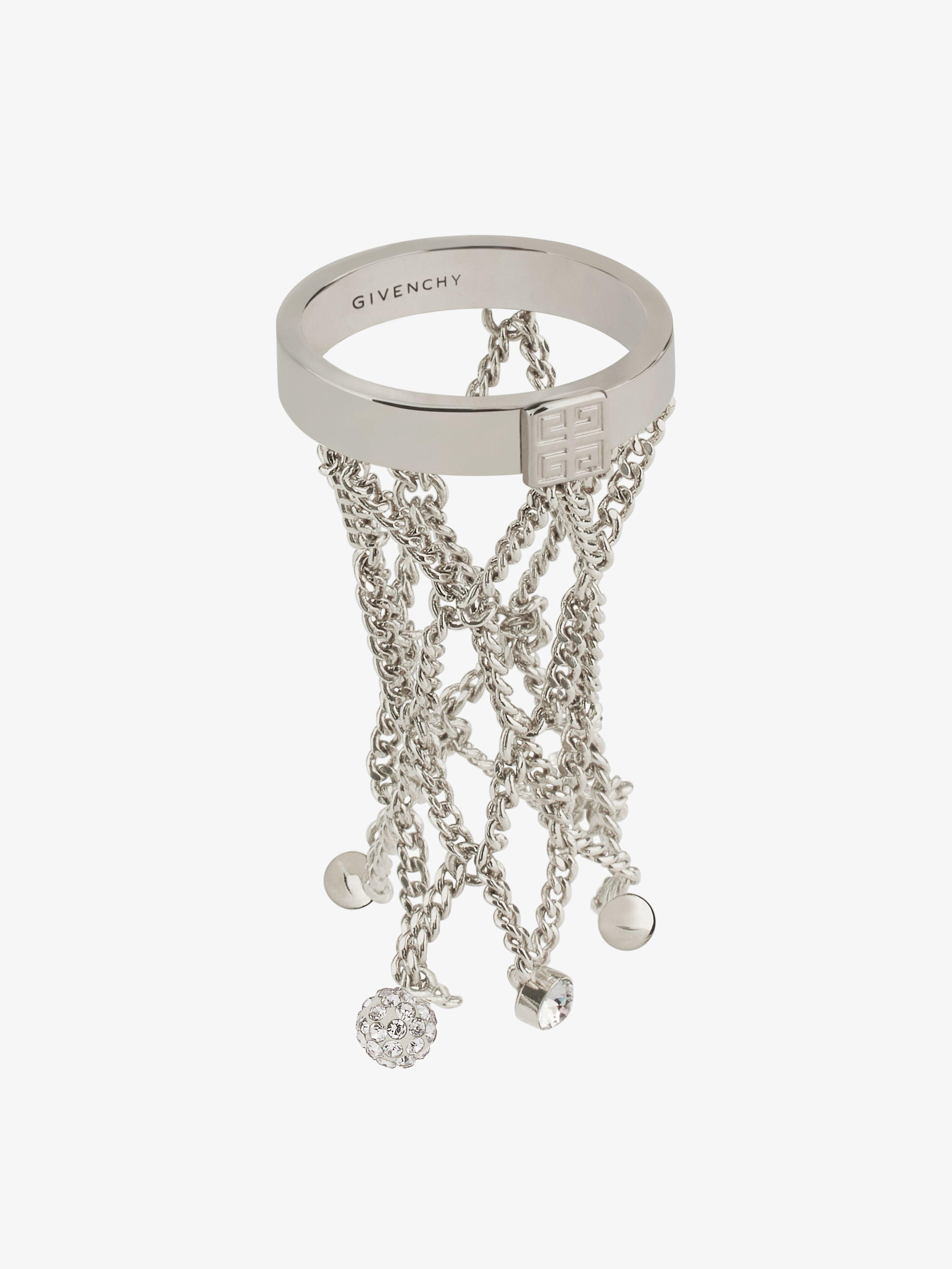 ★GIVENCHY★ リング Givenchy Pearling Ring in White | Lyst