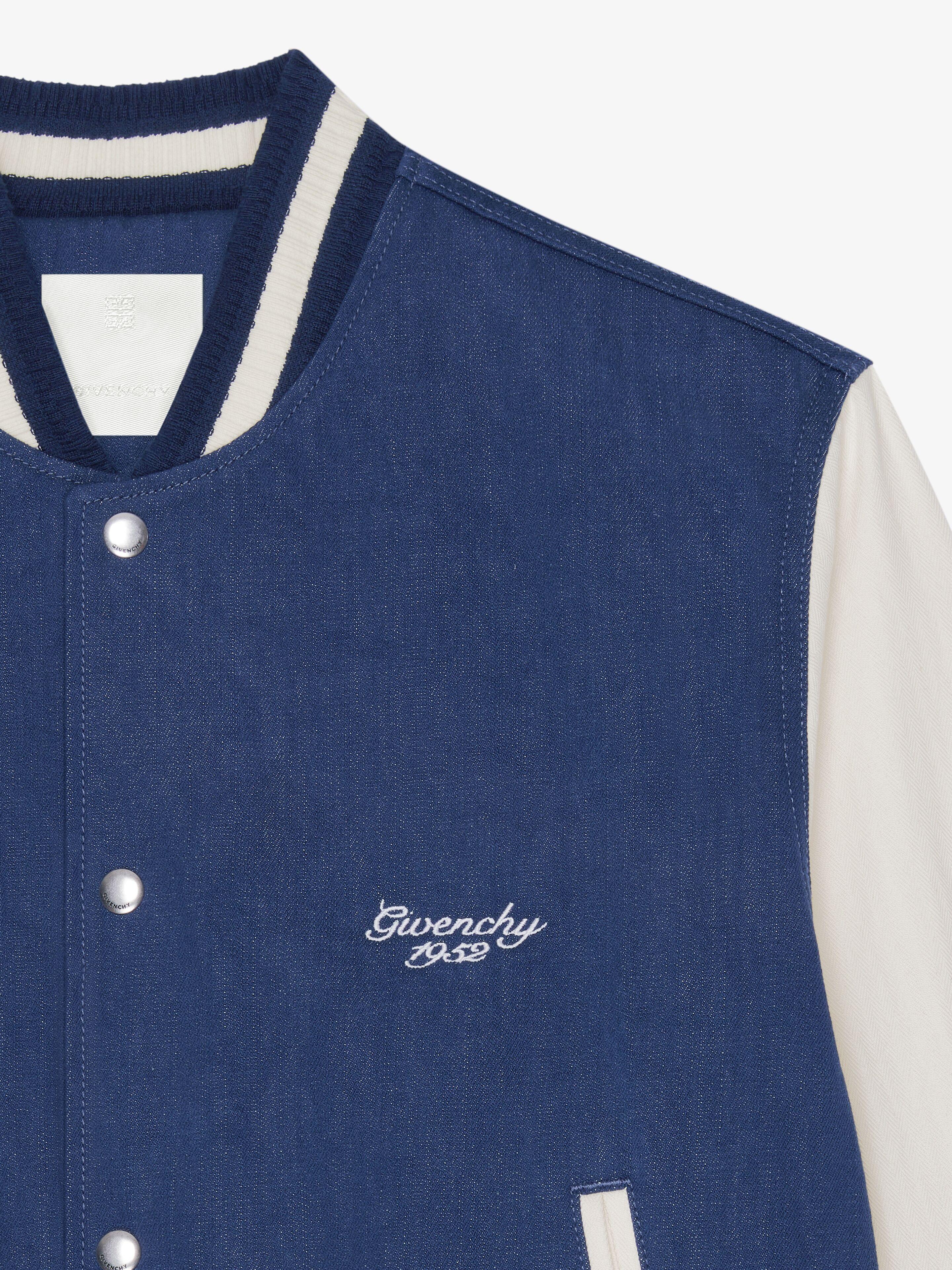 ジャケット・アウター Givenchy 2017 Leather Sleeveless Jacket Givenchy 1952 Varsity Jacket in Blue for Men | Lyst