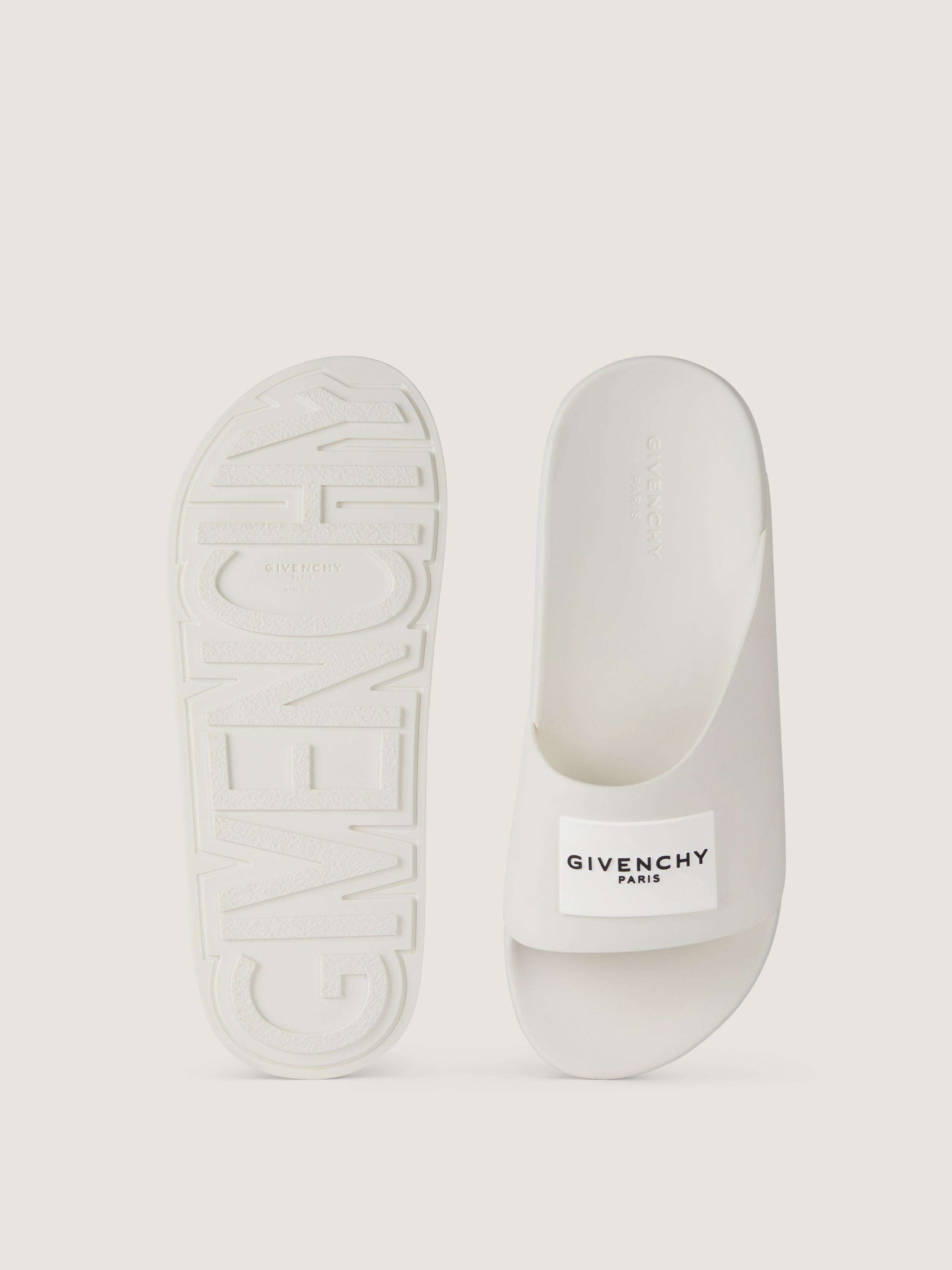Givenchy White 4G Slide Sandals Made in Italy Sz 39 US 9 Men Givenchy Logo white pool slide sandals - White|BH3001H0AD114 main image 4