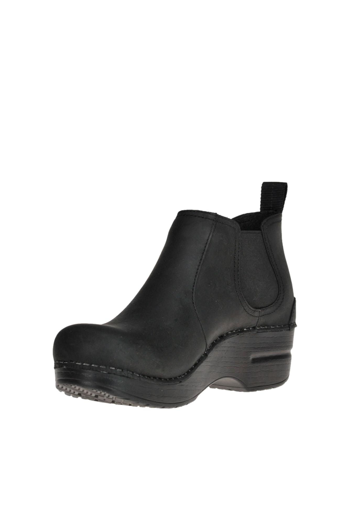 dansko black ankle boots