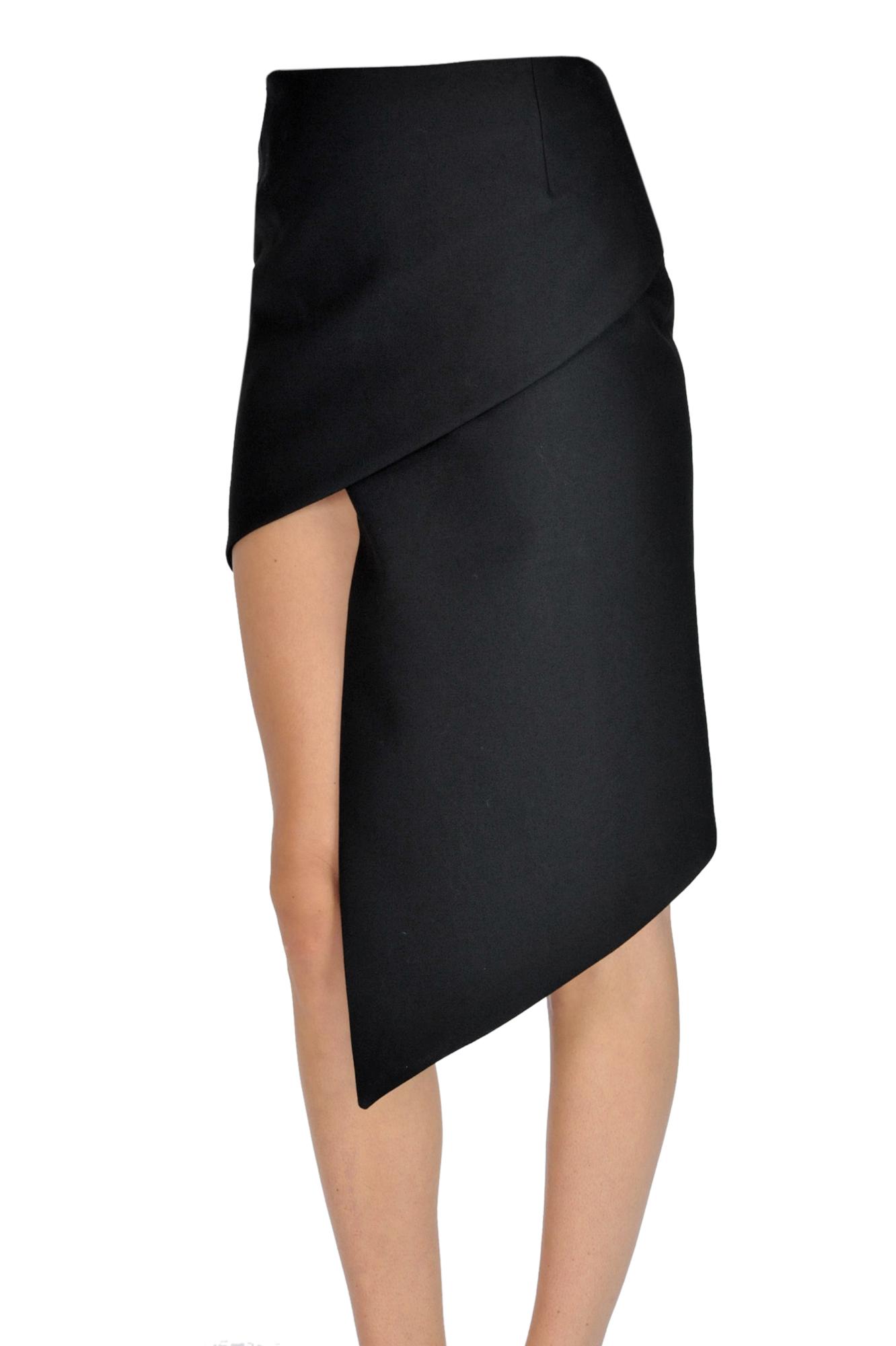 asymmetrical skirt mini