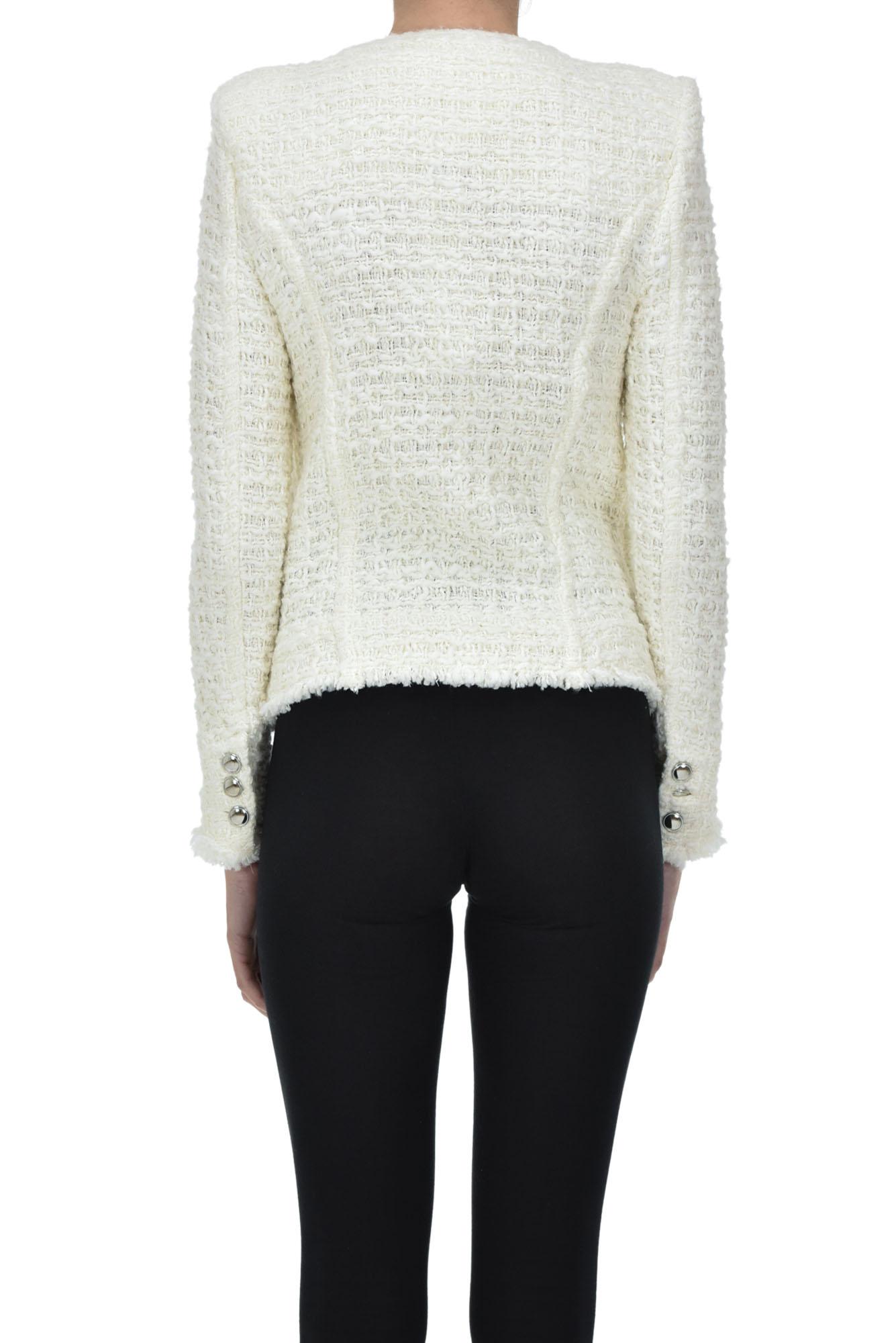 cream chanel style jacket