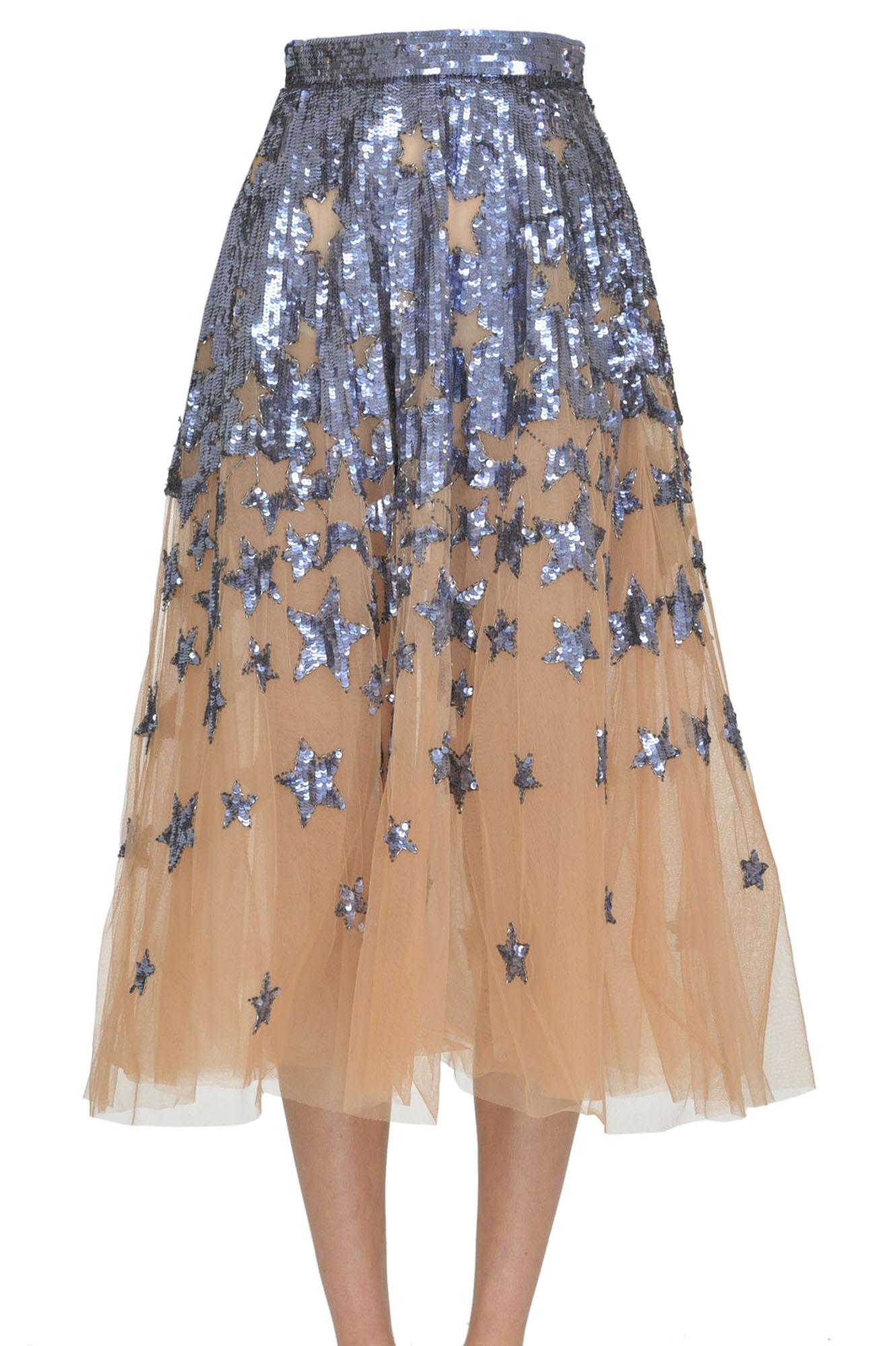 sequin top with tulle skirt
