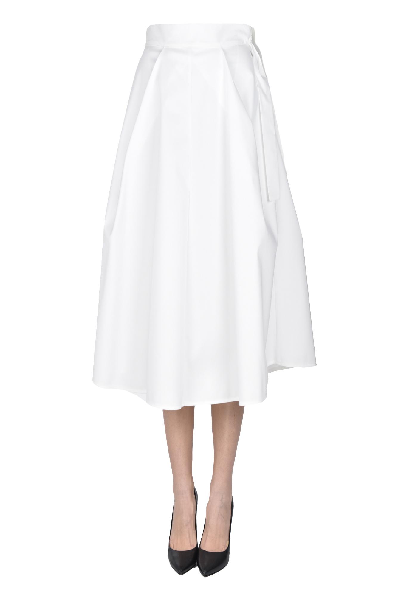 スカート STEFANO MORTARI Women Skirts U62462 White Stefano Mortari Plain Skirts for Women | Lyst