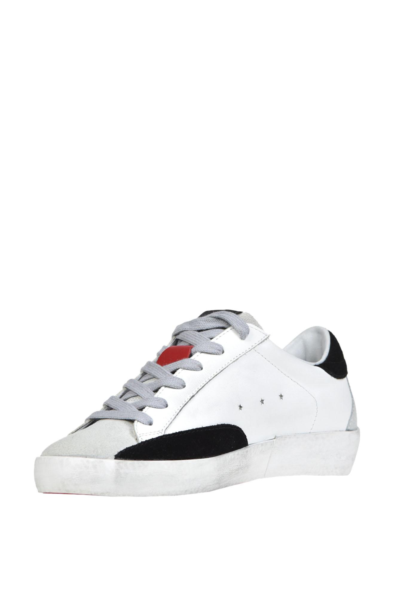 OKINAWA Low Leather Sneakers in White | Lyst