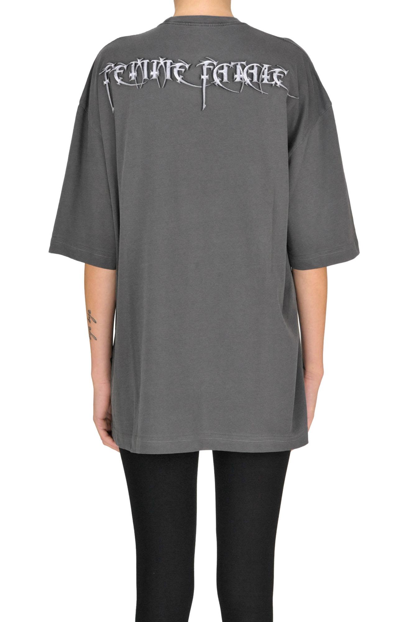 balenciaga gray t shirt