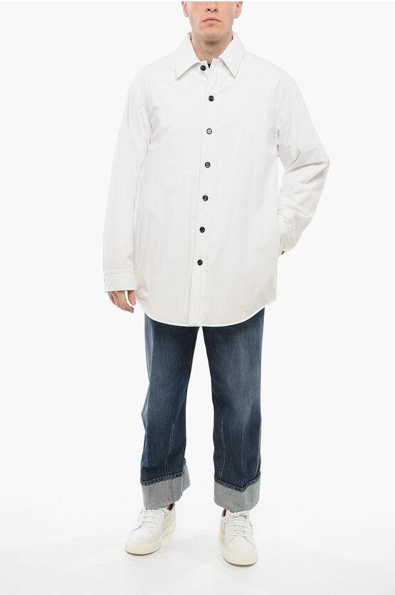 BOTTEGA VENETA QUILTED OVERSHIRT キルト Bottega Veneta® Men's Quilted Cotton Overshirt in Midnight