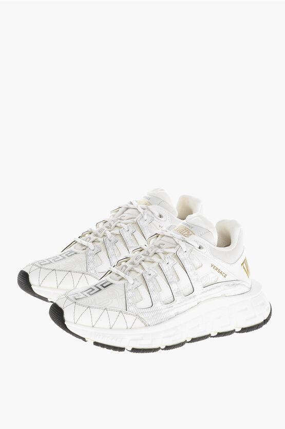 Versace Low Top Sneakers With Trigreca Sole in White Lyst UK