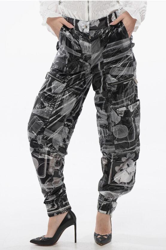 Glamood Off White Cargo Pants Black Glamood Off White Jeans Belt - Main Image