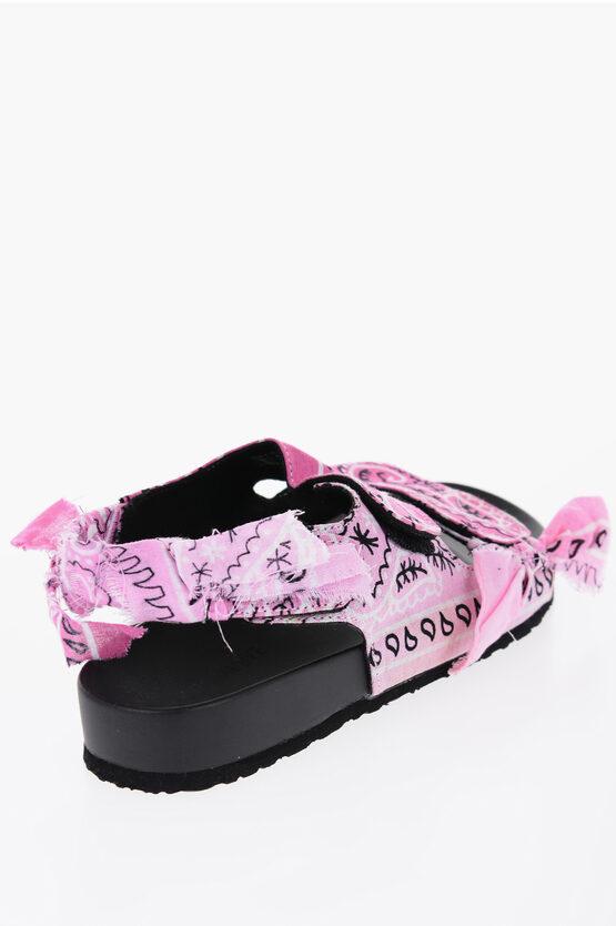 ARIZONA LOVE Apache Low Sandals With Double Velcro Fastening in Pink | Lyst  UK