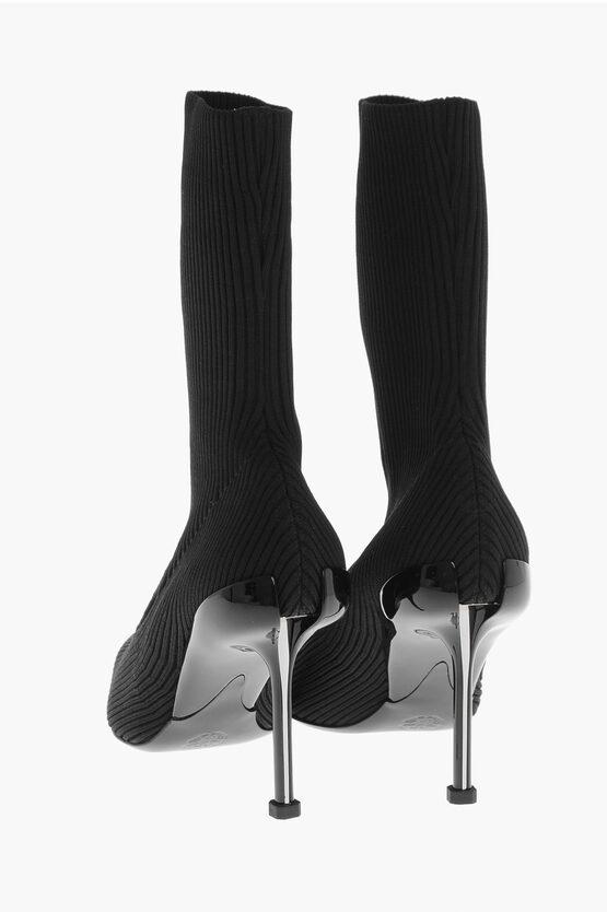 Black booties sock sale