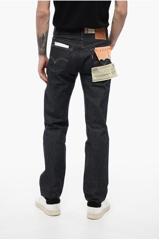 Levi s Tapered Leg 501 Jeans With Visible Stitching 19Cm L.32 in Black for Men Lyst UK