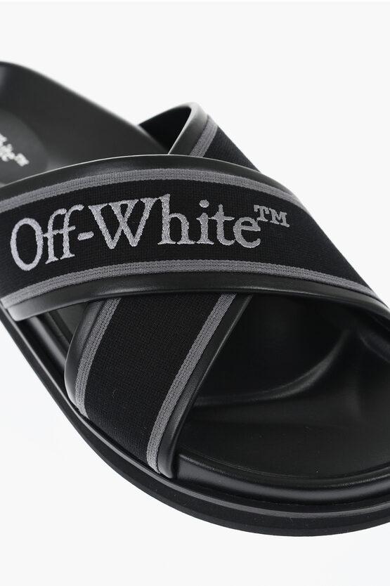 Off-White c/o Virgil Abloh Leather Criss Cross Cloud Logoed  display picture 3