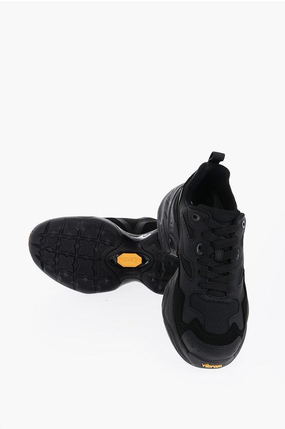 スニーカー NEIL BARRETT Men Sneakers NBV8CT369A C9000 001 Black Neil Barrett x Li-Ning Essence 2.3 Buckle Strap - Black