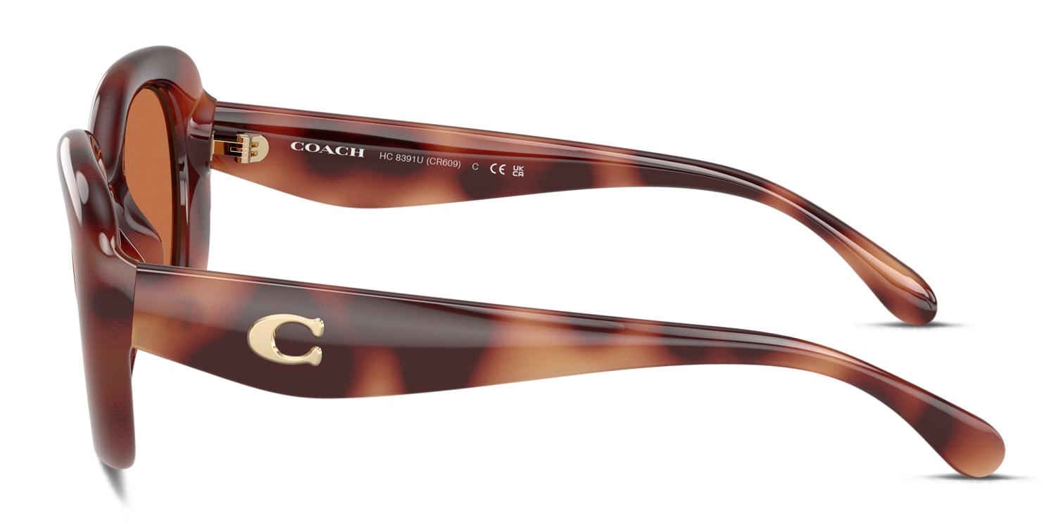 Coach Women\'s Hc8391u Sculpted C Hardware Universal Fit Oval Sunglasses Buy COACH Women main image 2