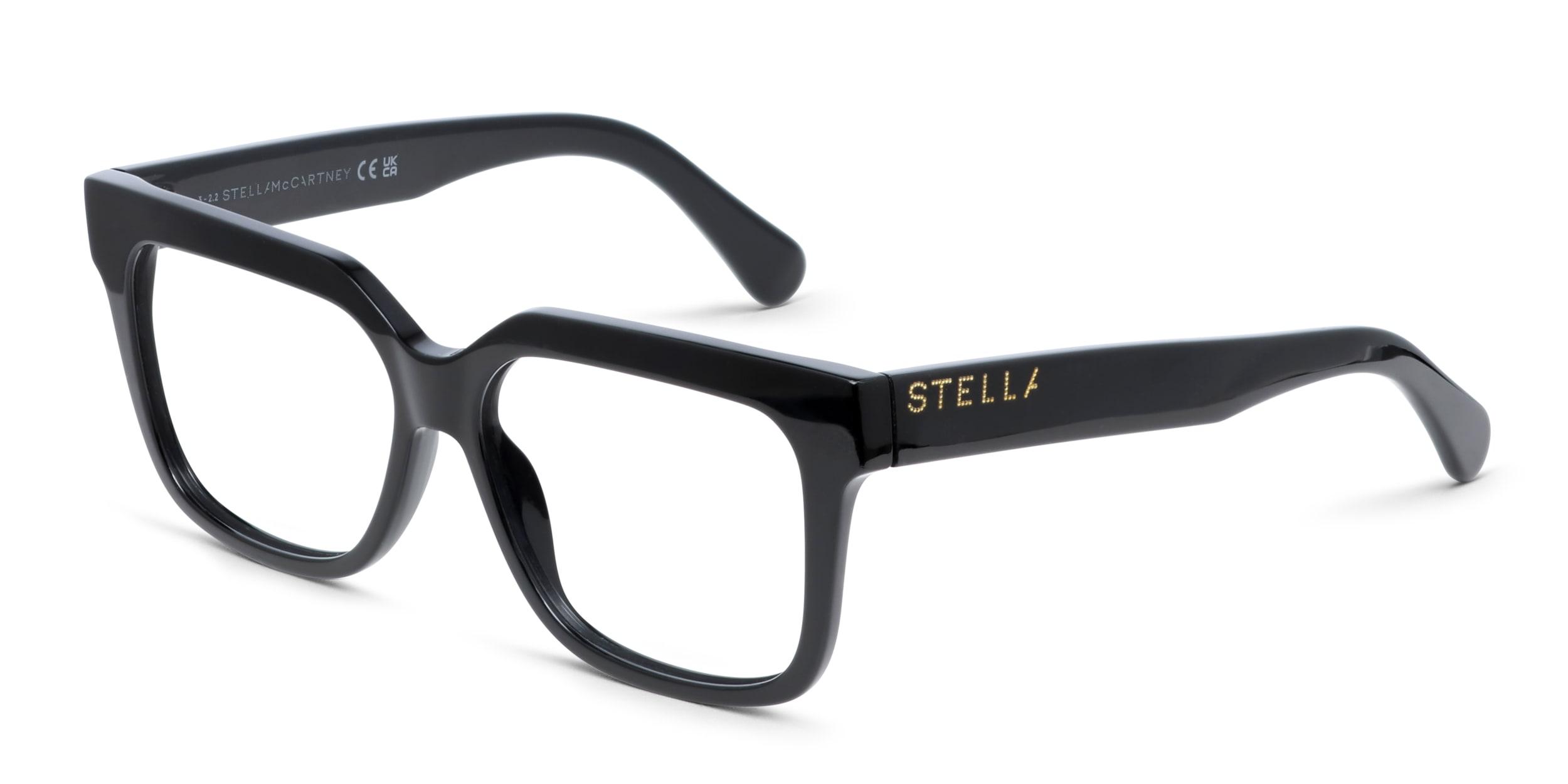Stella McCartney Sleek Black Sunglasses Stella McCartney Beveled Rectangular Sunglasses | Saks Fifth  main image 2